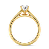 Photo of Jena 1 ct tw. Diamond Cushion Solitaire Bridal Set 10K Yellow Gold [BT2209YE-U095]