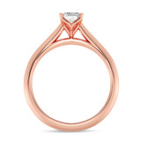 Photo of Jena 3/4 ct tw. Diamond Emerald Solitaire Bridal Set 14K Rose Gold [BT2227RE-E070]