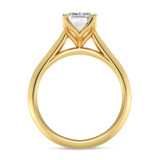 Photo of Jena 2 ct tw. Lab Grown Diamond Emerald Solitaire Trio Set 14K Yellow Gold [BT2171YE-N195]