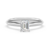Photo of Jena 3/4 ct tw. Diamond Emerald Solitaire Trio Set 10K White Gold [BT2227WE-E070]