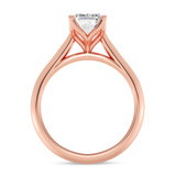 Photo of Jena 2 ct tw. Diamond Emerald Solitaire Engagement Ring 14K Rose Gold [BT2202RE-E195]