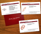 Jena 3 ct tw. Oval Solitaire Trio Set 10K Rose Gold