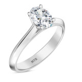 Photo of Jena 3/4 ct tw. Lab Grown Diamond Oval Solitaire Trio Set 14K White Gold [BT2219WE-C000]