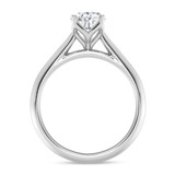 Photo of Jena 1 ct tw. Diamond Oval Solitaire Bridal Set 10K White Gold [BT2193WE-V095]