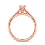 Photo of Jena 1/2 ct tw. Diamond Oval Solitaire Engagement Ring 10K Rose Gold [BT2192RE-V045]