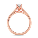 Photo of Jena 3/4 ct tw. Diamond Oval Solitaire Bridal Set 10K Rose Gold [BT2233RE-V070]