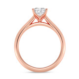 Photo of Jena 3/4 ct tw. Diamond Princess Solitaire Bridal Set 14K Rose Gold [BT2231RE-P070]