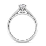 Photo of Jena 1/2 ct tw. Lab Grown Diamond Pear Solitaire Bridal Set 10K White Gold [BT1928WE-C000]