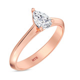 Photo of Jena 1/2 ct tw. Diamond Pear Solitaire Bridal Set 10K Rose Gold [BT2196RE-F045]