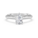 Photo of Jena 3/4 ct tw. Diamond Pear Solitaire Bridal Set 14K White Gold [BT2239WE-F070]
