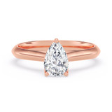 Photo of Jena 1 ct tw. Diamond Pear Solitaire Bridal Set 10K Rose Gold [BT2197RE-F095]