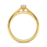 Photo of Jena 1/4 ct tw. Lab Grown Diamond Pear Solitaire Bridal Set 14K Yellow Gold [BT2224YE-C000]