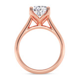 Photo of Jena 3 ct tw. Lab Grown Diamond Pear Solitaire Bridal Set 14K Rose Gold [BT2169RE-M295]