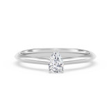 Photo of Jena 1/4 ct tw. Lab Grown Diamond Pear Solitaire Trio Set 14K White Gold [BT2224WE-C000]