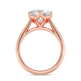 Photo of Jena 3 ct tw. Lab Grown Diamond Heart Solitaire Engagement Ring 14K Rose Gold [BT2176RE-W295]