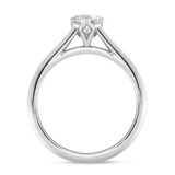 Photo of Jena 1/2 ct tw. Lab Grown Diamond Heart Solitaire Bridal Set 10K White Gold [BT2173WE-C000]
