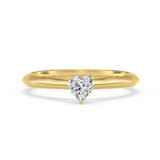Photo of Jena 1/4 ct tw. Diamond Heart Solitaire Trio Set 10K Yellow Gold [BT2236YE-H023]