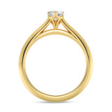 Photo of Jena 1/4 ct tw. Diamond Heart Solitaire Engagement Ring 10K Yellow Gold [BT2236YE-H023]