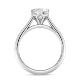 Photo of Jena 3/4 ct tw. Diamond Heart Solitaire Engagement Ring 14K White Gold [BT2237WE-H070]