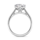 Photo of Jena 2 ct tw. Lab Grown Heart Solitaire Bridal Set 14K White Gold [BT2175WE-W195]