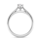 Photo of Jena 1/4 ct tw. Diamond Heart Solitaire Engagement Ring 10K White Gold [BT2236WE-H023]