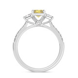 Photo of Alwin 1 7/8 ct tw. Lab Grown Radiant Solitaire Yellow Diamond Trio Set 10K White Gold [BT2102WE-ZY090]
