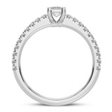 Photo of Zaila 2 ct tw. Diamond Emerald Solitaire Bridal Set 950 Platinum [BT5021PE-E090]