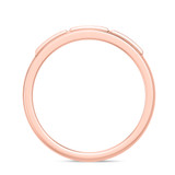 Photo of Aurel 1 7/8 ct tw. Lab Grown Radiant Solitaire Yellow Diamond Trio Set 14K Rose Gold [BT2100RM]