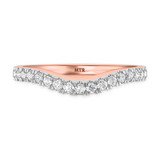 Photo of Daisy 3 1/5 ct tw. Lab Grown Radiant Solitaire Pink Diamond Trio Set 10K Rose Gold [BT1659RL]