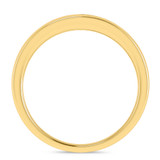 Photo of Daisy 3 1/5 ct tw. Lab Grown Radiant Solitaire Blue Diamond Trio Set 14K Yellow Gold [BT1659YM]