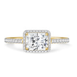 Photo of Marzell 3 2/3 ct tw. Lab Grown Radiant Solitaire Diamond Trio Set 14K Yellow Gold [BT2099YE-Z195]