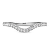 Photo of Frea 2 1/3 ct tw. Lab Grown Pear Solitaire Blue Diamond Trio Set 10K White Gold [BT1674WL]