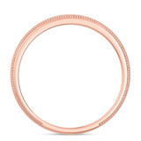 Photo of Hansel 0 ct tw. No Gemstone Wedding Band Set 14K Rose Gold [BT2265RM]