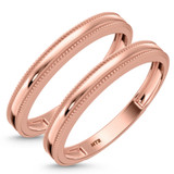 Photo of Hansel Classic Same Sex Ladies Band Set 14K Rose Gold [WL2265R]