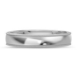 Photo of Hansel 0 ct tw. No Gemstone Wedding Band Set 14K White Gold [BT2265WM]
