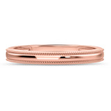 Photo of Hansel Classic Wedding Band Set 10K Rose Gold [BT2265RL]