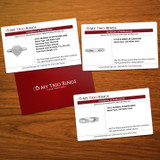 Ignaz 1/5 ct tw. Diamond Heart Cluster Trio Set 10K White Gold