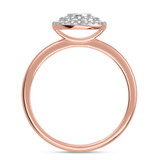 Photo of Ignaz 1/5 ct tw. Diamond Oval Cluster Trio Set 14K Rose Gold [BT2270RE-C000]