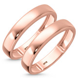 Photo of Ignaz Classic Same Sex Mens Band Set 14K Rose Gold [WM2269R]