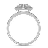 Photo of Ignaz 1/5 ct tw. Diamond Heart Cluster Engagement Ring 14K White Gold [BT2272WE-C000]