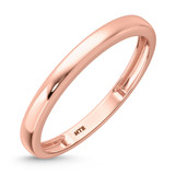 Photo of Ignaz 0 ct tw. No Gemstone Wedding Band Set 10K Rose Gold [BT2269RL]