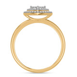 Photo of Ignaz 1/5 ct tw. Diamond Heart Cluster Engagement Ring 10K Yellow Gold [BT2272YE-C000]