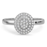 Photo of Ignaz 1/5 ct tw. Diamond Oval Cluster Engagement Ring 14K White Gold [BT2270WE-C000]