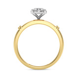 Photo of Omella 1/4 ct tw. Diamond Oval Cluster Trio Set 14K Yellow Gold [BT2259YE-C000]