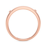Photo of Omella 1/10 ct tw. Diamond Mens Band 10K Rose Gold [BT2256RM]