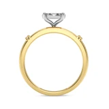 Photo of Omella 1/10 ct tw. Diamond Round Cluster Engagement Ring 10K Yellow Gold [BT2256YE-C000]