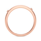 Photo of Omella 1/10 ct tw. Diamond Ladies Band 14K Rose Gold [BT2256RL]
