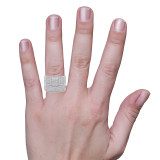 Photo of Berthold 5/8 ct tw. Diamond Princess Cluster Bridal Set 14K White Gold [BR2261W-C000] [HT]