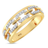 Photo of Hartwin 7/8 ct tw. Diamond Round Cluster Trio Set 10K Yellow Gold [BT2262YM]