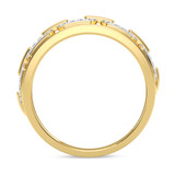 Photo of Hartwin 7/8 ct tw. Diamond Round Cluster Trio Set 10K Yellow Gold [BT2262YM]